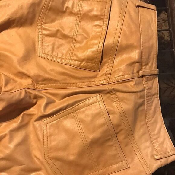 Vintage Express Genuine Leather boot cut pants - Picture 6 of 6